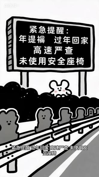 紧急提醒:过年回家 高速严查安全座椅 #六一童车 #婴儿车 #安全座椅