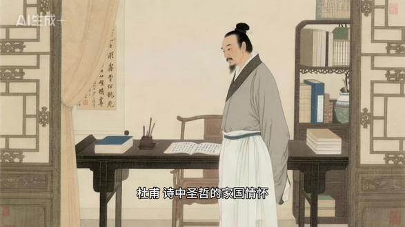 杜甫:诗中圣哲的家国情怀 杜甫一生创作了大量诗歌,流传至今的有一千五百多首。他的诗歌风格沉郁顿挫,内容丰富深刻,反映了唐朝由盛转衰的历史过程,被后人称为 “诗史”。#杜甫 #名人故事 #亲子阅读 #育儿 #睡前故事
