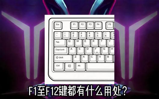 F1至F12都有什么用 #热点小助手 #键盘快捷键 #键盘知识
