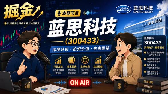 掘金 · 蓝思科技 消费电子龙头蓝思科技深度解析!
从技术面、基本面、消息面全方位复盘走势
理清多空双方核心博弈逻辑
一季度业绩承压陷入亏损,传统业务遇冷
布局折叠屏、汽车电子、AI液冷、航天玻璃新赛道能否逆袭?
深挖客户依赖隐患、估值风险与转型潜力
新手股民看懂机遇与风险,理性把握投资方向
#蓝思科技 #股票分析 #消费电子 #股市干货 #投资理财