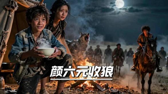颜六元收狼 草原颜六元收狼立威,任小粟赴洛城寻杨小槿。#第一序列