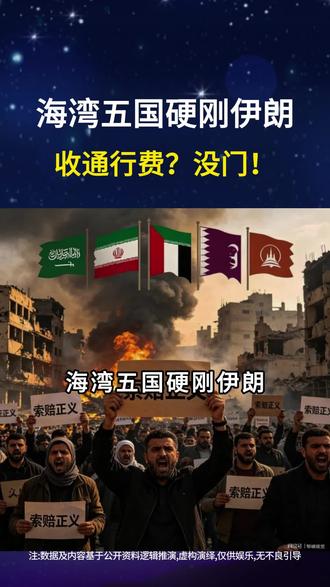 海湾五国硬刚伊朗: 收通行费?没门!