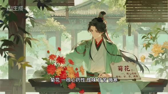 菊花 菊花清肝明目、降火散热,适合眼干、熬夜、上火人群;脾胃虚寒、易腹泻的人少喝。#中药 #中医养生