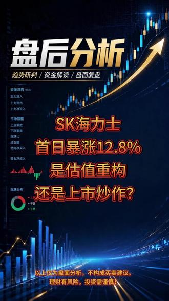 SK海力士ADR首日收涨12.8% 美国资本正在重新定价AI存储?168.01美元,是估值重构还是上市炒作?#SK海力士 #太极实业 #股票分析 #股票交流学习