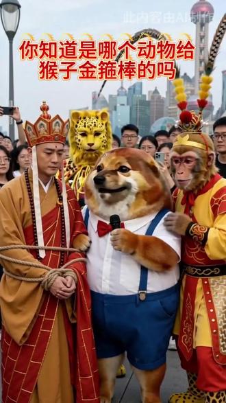 你知道是哪个动物给猴子金箍棒的吗 #十二生肖 #猜谜语