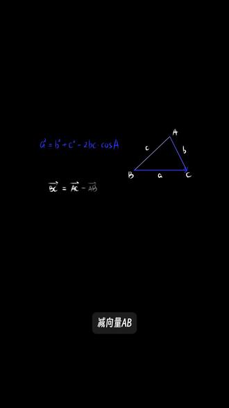 让你永远忘不掉 | 余弦定理 #理解本质#解决问题#产品开发#数学思维#抖音合集升级计划