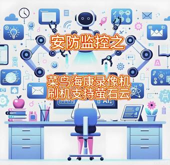 给菜鸟驿站定制的海康录像机刷机,来支持萤石云#监控 #安防监控工程
