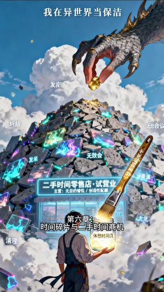 我给古龙的时间垃圾做分类,它反手投资我开二手时间店? 我在异世界当保洁6👇:
👉【本集高能】新任务:清理古龙堆积一万年的“时间碎片”。这些全是它“浪费”掉的发呆、纠结和无效会议!当魔法失效,我用保洁基本功——垃圾分类,把它们分成“必要休息”“创造酝酿”和“纯粹垃圾”。古龙看懵了,不但给了我五星好评,还当场投资我的“二手时间零售店”!
👉【暗线浮现】古龙警告:监控系统‘零’可能在策划一场危险的“升级”。
👉【下集预告】第一位客户主动上门,竟然是位需要“无梦安眠”来缓解三千年工作倦怠的天使?这生意做得我头皮发麻!明天更新,看我们如何完成这场跨位面的“灰色交易”。
👉【系列入口】前5集在主页合集,新朋友欢迎按顺序观看,体验更佳!
#异世界 #时间管理 #小说推文