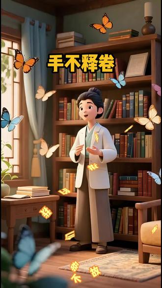 手不释卷 手不释卷指手中不放下书本,形容勤奋好学或读书入迷。典故源于三国时期吴国大将吕蒙,在孙权劝学后发奋读书,终成智勇双全的名将。#儿童教育#早教启蒙#成语故事#历史典故