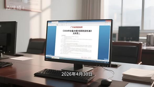 广东城乡低保新标准进入5月执行窗口期,四类地区分档落地 2026年4月30日,广东省民政厅官网正式挂出《2026年全省城乡低保最低标准》及同步印发的《关于做好2026年特困人员救助供养标准调整工作的通知》。这份经省人民政府同意的文件,划定了全省四类地区的低保最低基准线,并明确划定了落地“时间表”:各地级以上市需在5月底前统一制定、公布辖区内各县(市、区)的2026年标准,各县(市、区)原则上在6月底前执行新标准,并完成新旧差额的补发工作。