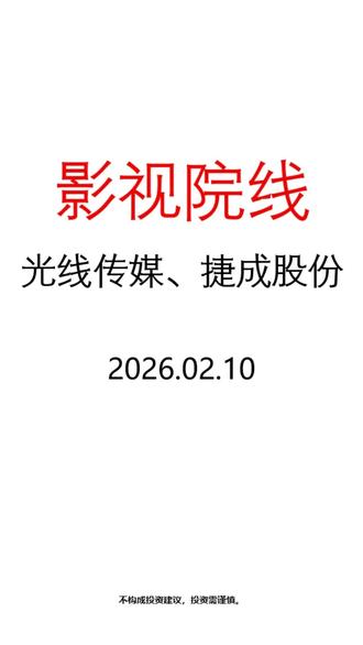 2月10日 影视院线、光线传媒、捷成股份分析 #股票 #影视院线 #光线传媒 #捷成股份