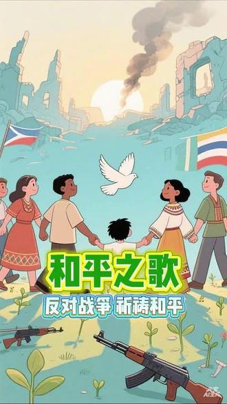 和平之歌:反对战争,为和平祈祷 相信和平与爱的力量;
相信人心中的善才是本质中的本质;
相信所有冲突和战争都可以
不必通过冲突和战争实现和解;
相信每个人每个群体的幸福
都不必践踏其他人和其他群体而获得;
相信所有的阴暗都可以
被反向的阳光推定而曝光;
相信日积月累的不公终究
只是建立在沙上,必然会被民主和法治推平;
相信公平正义会得到制度性的保障,
并不断地实时地的优化巩固
——这就是和平力量发挥作用的方向。
和平并不软弱,
和平是真正的雷神之锤;
和平并非空喊,
团结起来就有力量;
和平也不虚伪,、
它在我们每个人的心里;
和平也是一种震慑,
逆和平潮流而行者,
必将被钉在历史的耻辱柱上。
让和平牵住战争的牛鼻子,
全世界热爱和平的人联合起来!#和平 #战争 #暴力 #冲突 #联合国