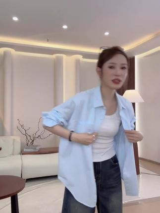 早秋新款 100棉 中厚 衬衣外套