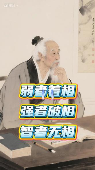 弱者着相,强者破相,智者无相 #热点