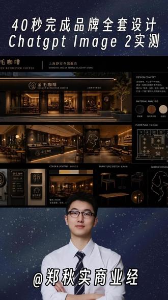 40秒用GPT image 2完成品牌全套设计 #ai #gpt #image2 #品牌 #设计
