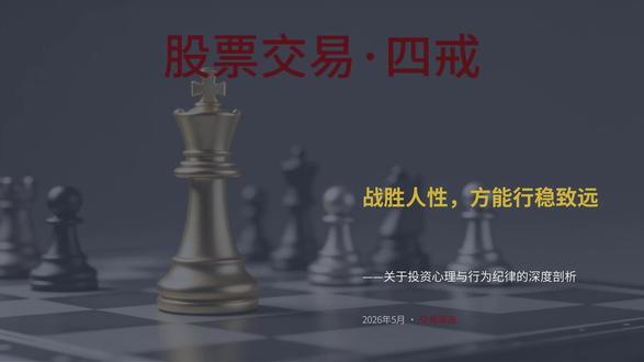 股票交易·四戒 交易到最后,拼的不是技术,而是人性。战胜了贪婪、急躁、侥幸和抱怨,你就战胜了90%的交易者。
#股票 #交易 #技术