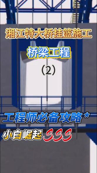 BIM工程师看了都说厉害 #桥梁工程 #挂篮施工动画 #BIM #BIMFILM #教学