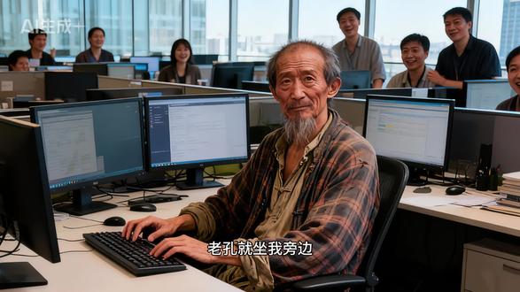 同事被裁后,却还在公司上班 一点《狂人日记》气质的AI中式恐怖故事。同事不是离开了你,只是被蒸馏成了更适合公司运行的形状。但愿这只是恐怖故事,不是预言。
#AI替代 #数字员工 #裁员 #程序员 #黑色幽默
