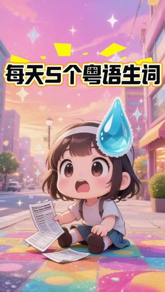 每天5个粤语生词 #粤语