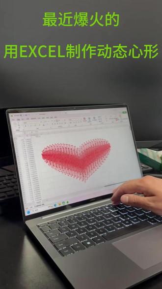 心形动态图 哈哈确定了,秀儿就是我!#excel技巧 #函数 #散点图