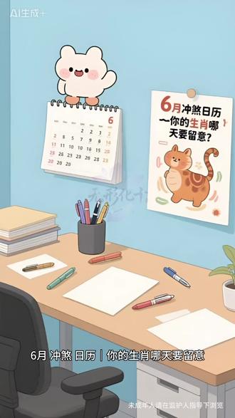 5月28日 6月“冲煞”日历|你的生肖哪天要留意?