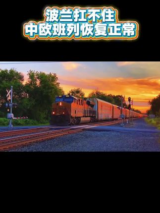 波兰扛不住,中欧班列恢复正常 #俄乌冲突 #中欧班列 #波兰 #北极航道 #中欧贸易
