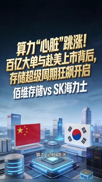 百亿大单与赴美上市背后,存储超级周期狂飙开启 #佰维存储 #SK海力士 #存储芯片 #半导体 #热点