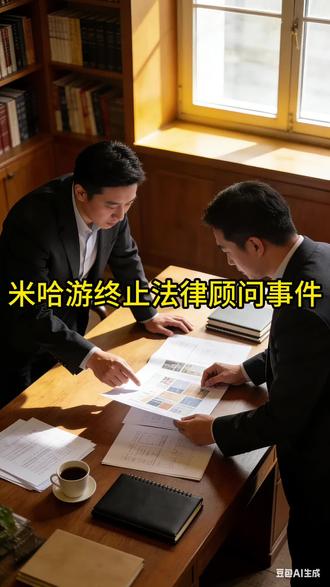 米哈游终止法律顾问事件 #米哈游 #律师 #热点 #热点小助手 #汇业