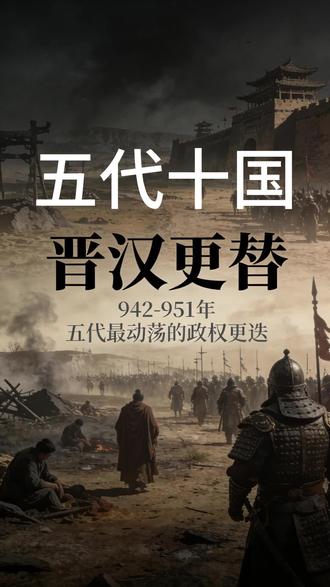 五代十国-四年而亡!后汉为何成五代最短命王朝? #五代十国 #郭威 #太平年 #刘致远