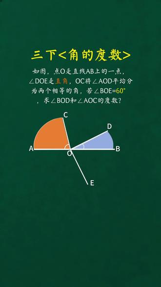 角的度数 #小学数学 #小学数学解题技巧 #小学数学思维 #角度 #三年级下册数学