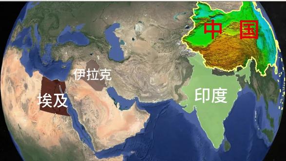 中华文明为何未断代 #中华文明 #四大文明 #三维地图看世界 #历史地理