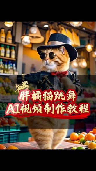 AI视频制作教程 家人们,全网火爆的橘猫跳舞,AI视频制作教程来了,保姆级教程,操作简单,30秒学会。#即梦AI #萌宠出道计划 #大橘猫 #AI教程 #视频制作教程