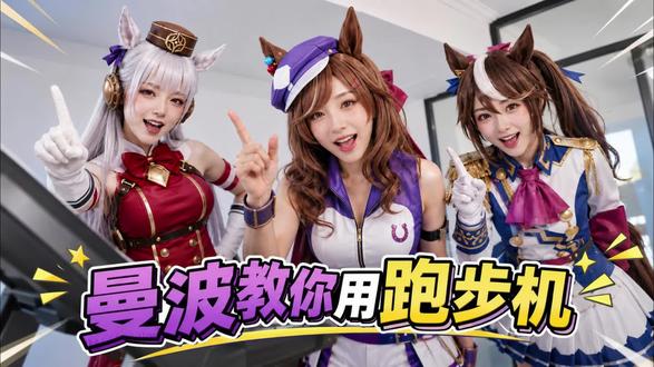 曼波教你用跑步机(♂) #张雪峰 #跑步机 #曼波 #赛马娘 #哲学♂