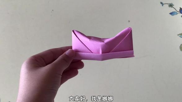 教你折纸护士帽,为白衣天使加油,为福建加油!