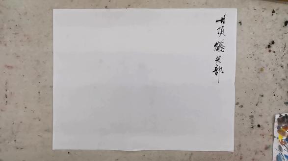 丹顶鹤国画技法(06)