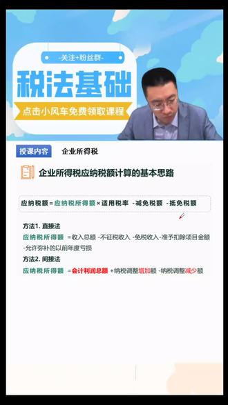 企业说的税 (1)#税法 #企业所得税