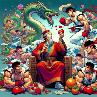 当你让AI画叶公好龙...