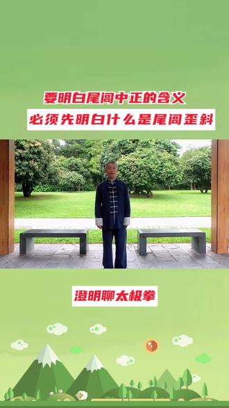 要明白尾闾中正的含义,必须先明白什么是尾闾歪斜 #太极拳教学 #太极拳养生 #太极拳 #杨式太极拳 #太极功夫