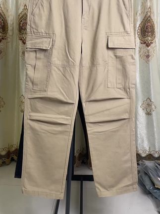 重磅厚款男士多口袋宽松直筒工装裤,硬汉必备,户外休闲必备