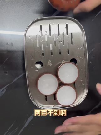 出差带这套茶具被同事追着问!不锈钢大容量茶盘 + 漏水盘,塞包就走