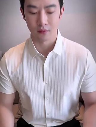 NYIG立领衬衫男士长袖2025新款秋商务男装高级感痞帅休闲衬衣