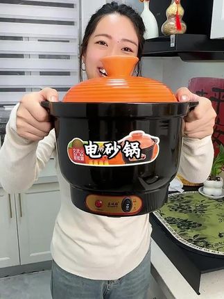 电砂锅#陶瓷电砂锅 #汤锅 #电煮锅