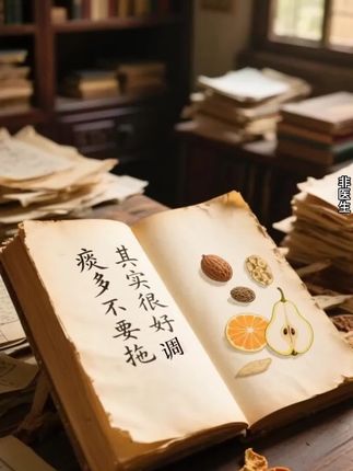 这是夏天一定要喝的茶,叫清咽茶,六种草本研磨而成是真正的匠心熟茶