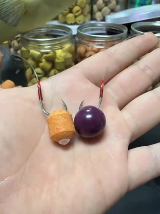 A90无结巨物牵牛加固成品子线双钩线组青鱼珠珠线组护线红绳加固