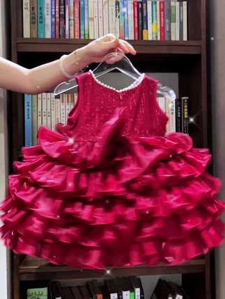 二件套女宝宝洋气蓬蓬裙,公主礼服裙