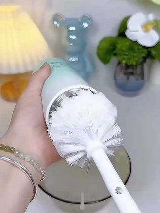 家里真得备一个这种长柄刷,破壁机榨汁机油壶茶壶水杯都能用他刷的干干净净#厨房好物 #清洁刷 #杯刷 #破壁机清洁刷