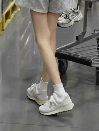 NEW BOLUNE/新百伦正品574夏季轻便运动鞋增高百搭男女情侣老爹鞋