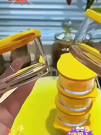 玻璃分装盒不止能分装!多功能还能当收纳盒,吃不完的小菜、泡菜再也不愁没处放#保鲜罐 #泡菜罐 #玻璃分装盒