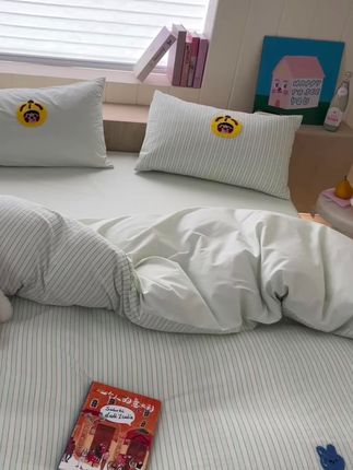 爆款!A类母婴级柿柿如意毛巾绣四件套,柔软细腻