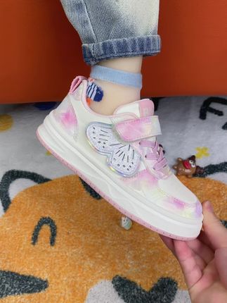 大黄蜂2025秋季新款男女童3-16岁校园儿童鞋子百搭休闲儿童板鞋潮# 小白鞋N